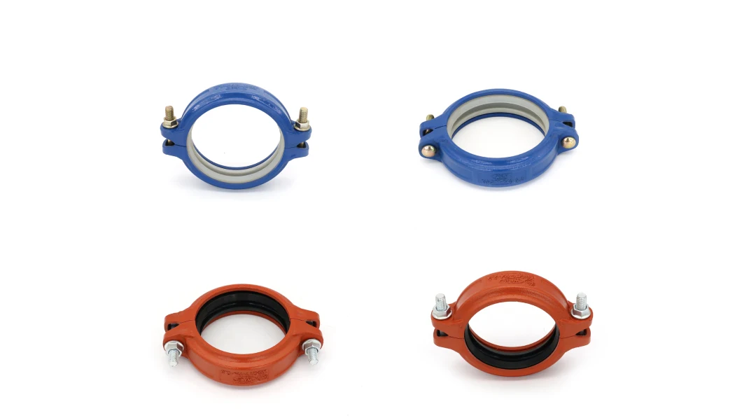 Ductile Iron Pipe Fittings Grooved Rigid Coupling and Flexible Coupling