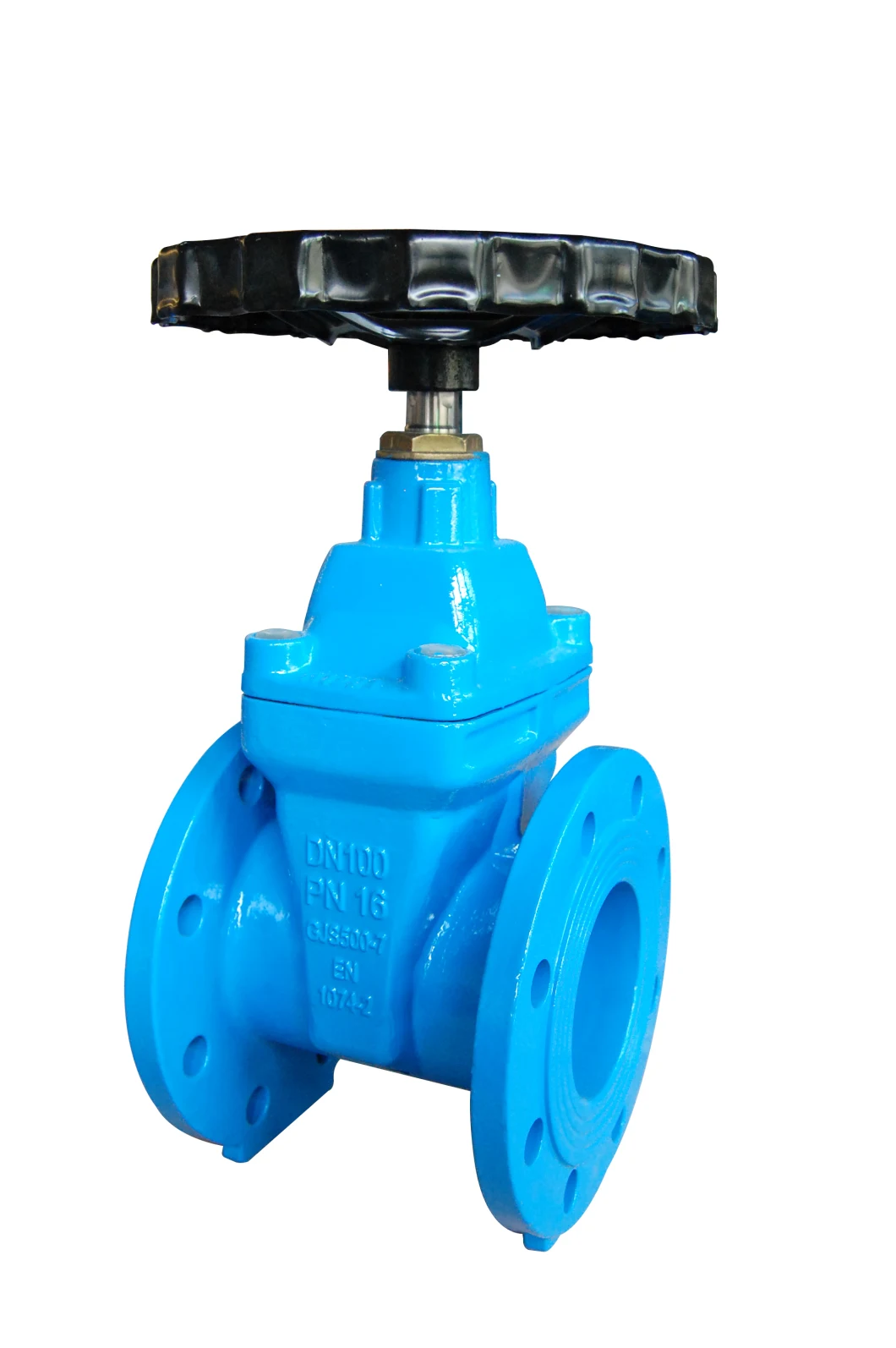 DIN3354 Pn16 Double Flange Gate Valve with Handwheel