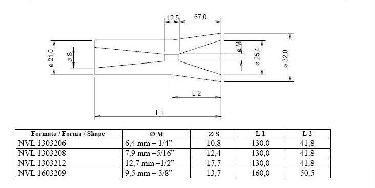 Carbide Nozzle Sandblasting Nozzle Liquid Filling Nozzle Made in China