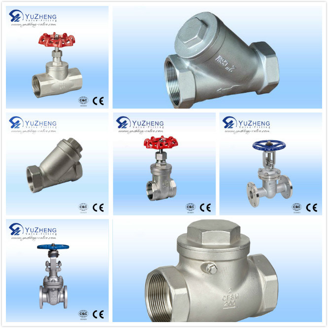 Stainles Steel Thread Gate Valve with Hand Wheel Nut