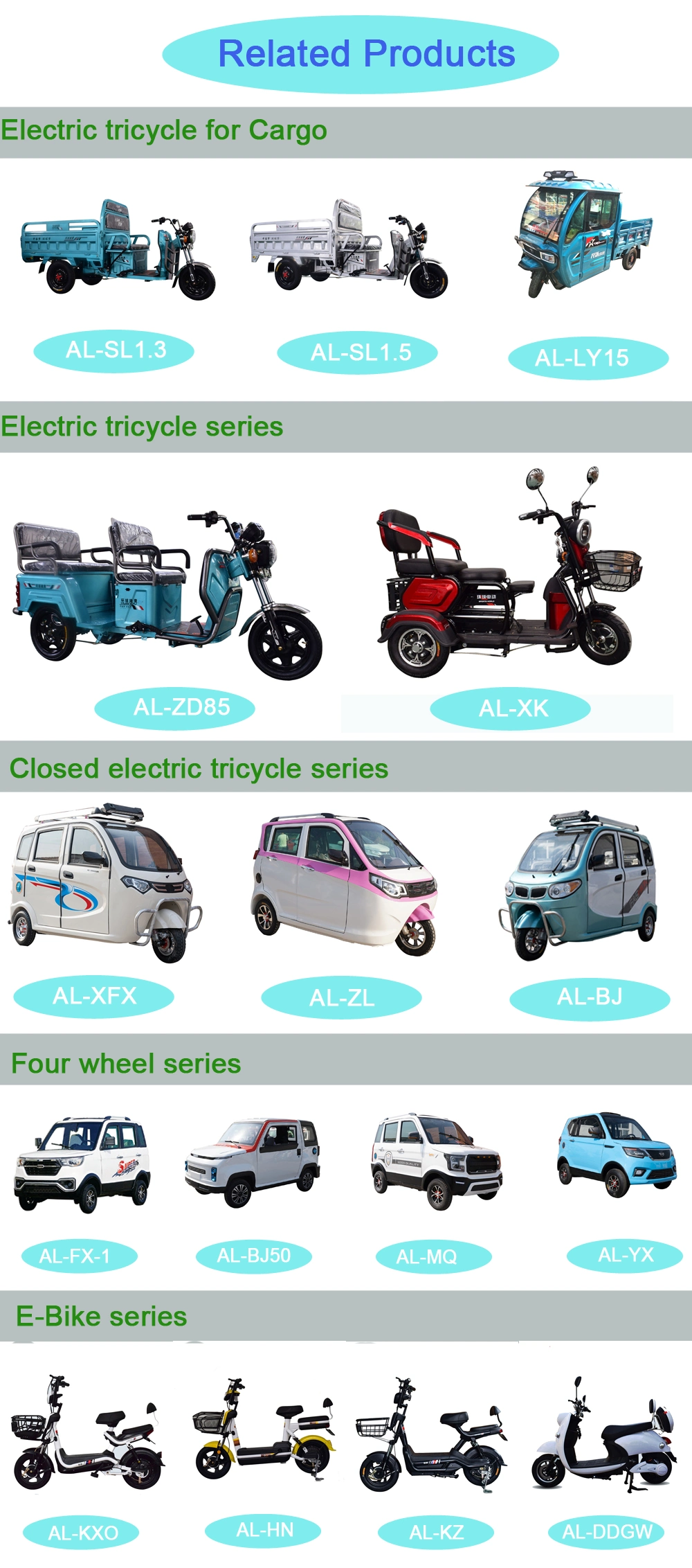 Factory Sales EEC Certificate Electric Tricycle Adult Big Wheel Tricycle Tlectric Tricycle