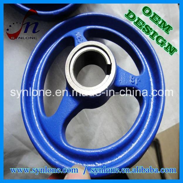 Ductile Iron Sand Casting Hand Wheel for CNC Lathe Parts