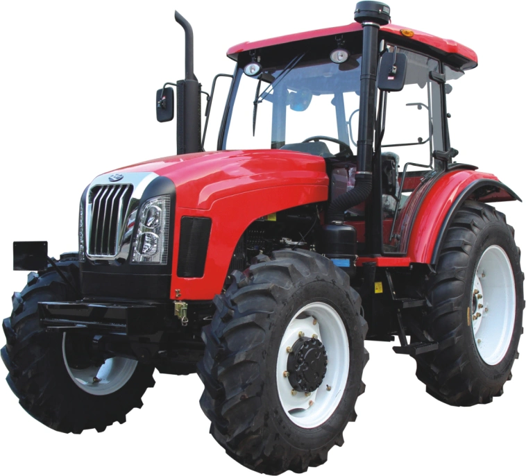 Wheel Tractor Large Horse Powerful 4WD Wheel Agriculture Tractors