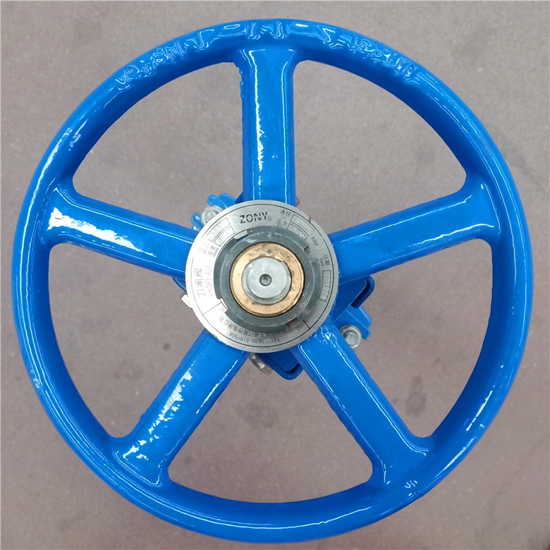 Soft Seal Resilient Seat Ductile Iron Pn10 Knife Gate Valve with Hand Wheel