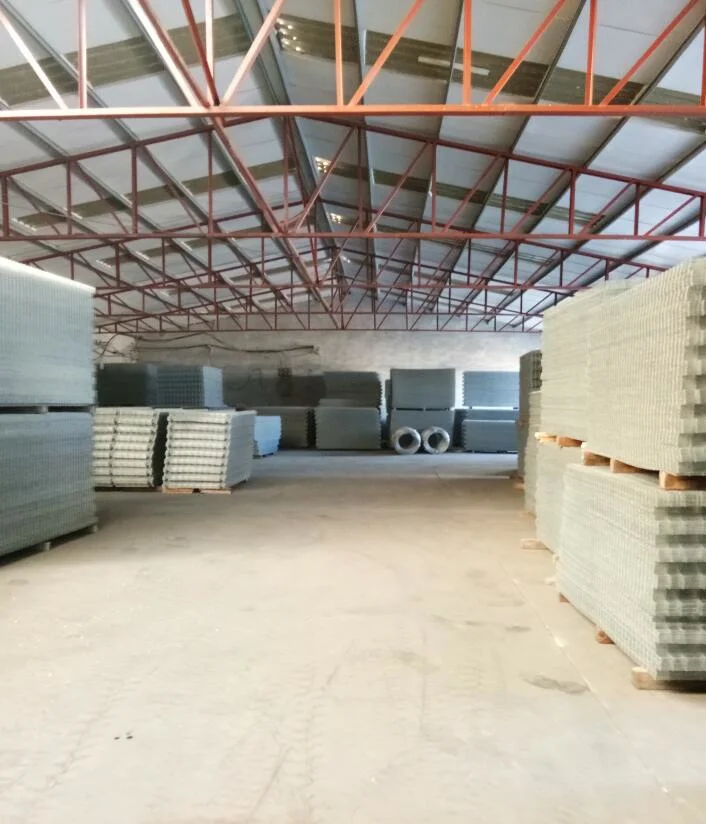 Twin Wire Welded Mesh Fence Panels /Double Wire Garden Fencing