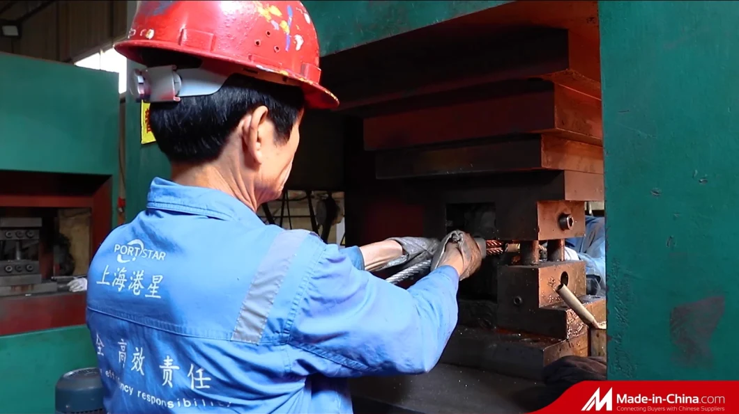 6X37+Iwr 8.7mm Plastic Coated Steel Wire Rope for Lashing