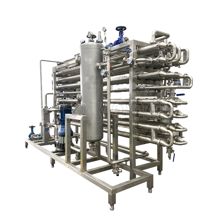 Concentrate pulp tube-in-tube sterilizer Juice pulp tube in tube sterilizer high viscosity juice sterilizer