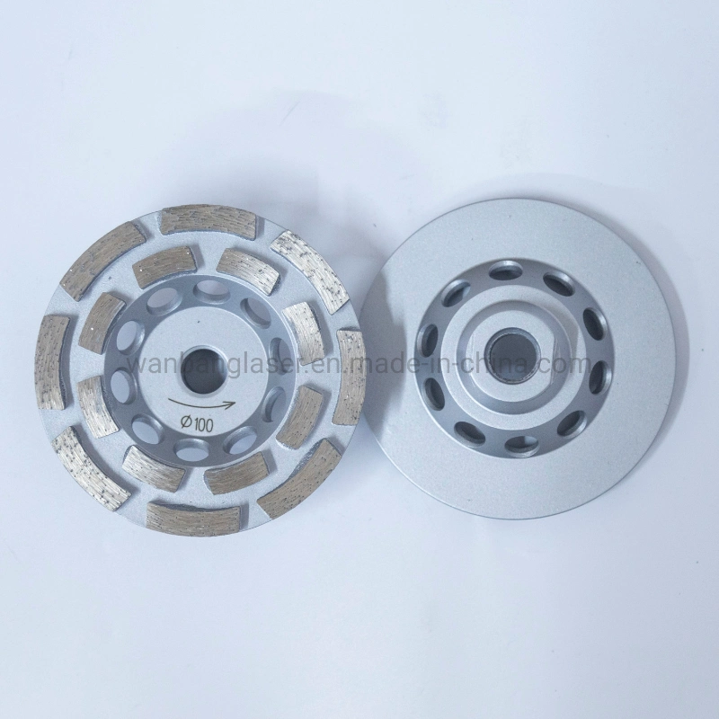 Abrasive Polishing Grinding Disc Diamond Dry Double Row Cup Wheel
