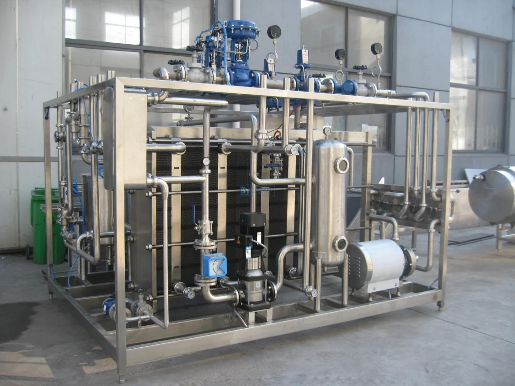 Concentrate pulp tube-in-tube sterilizer Juice pulp tube in tube sterilizer high viscosity juice sterilizer