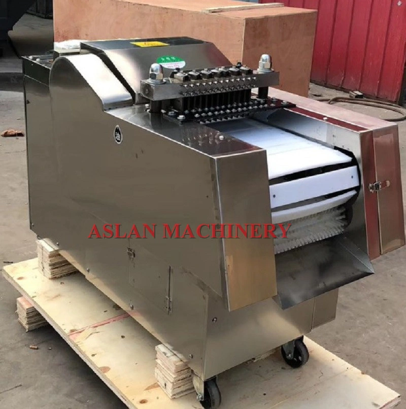 Chicken Claw Cutter Chopper/Pork Ribs Mutton Chops Cutting Machine/Lamb Leg Meat Cube Cutting Machine