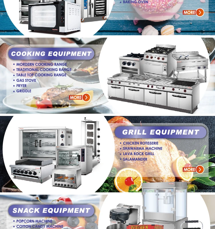 4 Burners Commercial Gas Shawarma Doner Kebab Machine Food Meat Processing Chicken Grill Broiler (HGV-792)