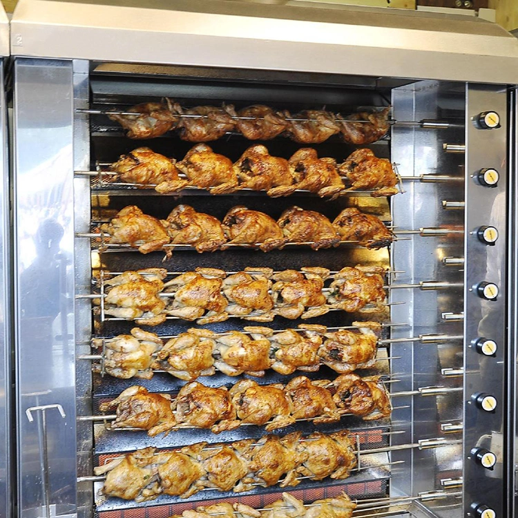 Charcoal Chicken Grill Machine Duck Roaster|Gas Chicken Rotisserie Machine