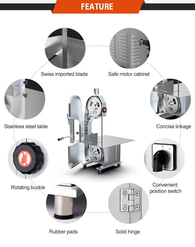 1100W Automatic Chicken Cutting Machine Price Bone Cutting Tools Bone Mincer Industrial Meat Slicers