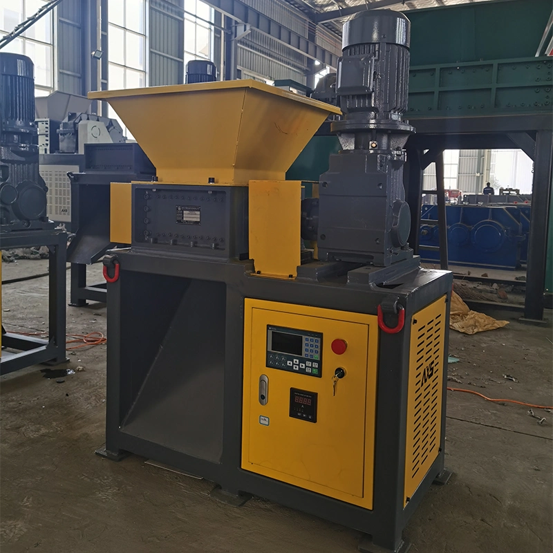 Double Shaft Shredder Plastic Shredder Machine Metal Cloth Hardware Plastic Waste Shredder Recycling Machine Plastic Crusher