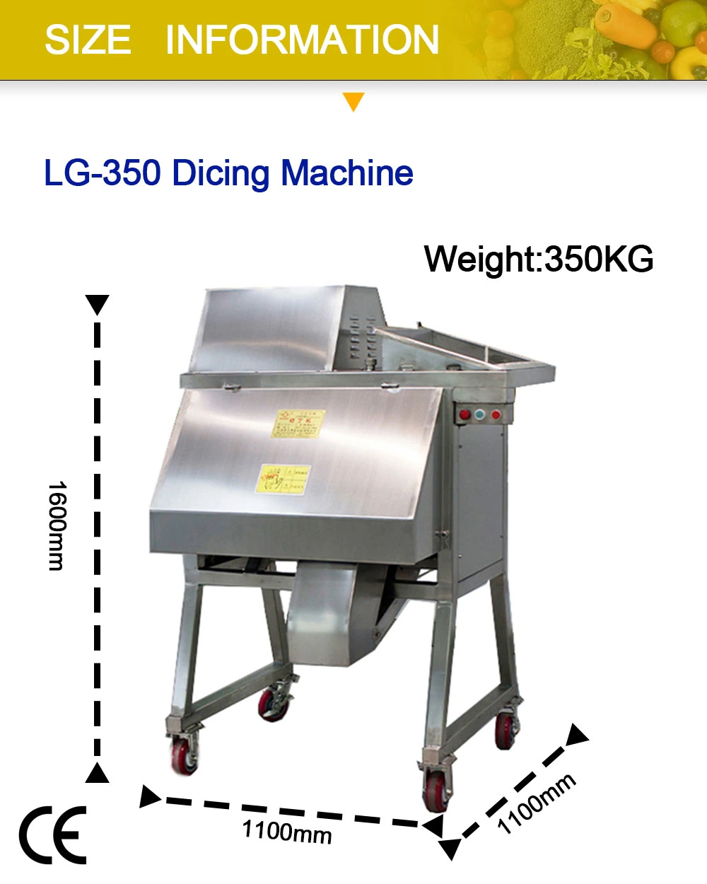 Fruit and Vegetable Dicing Machine Cassava Patato Dicing Machine Aloe Vera Cutting Cube Dicing Machine