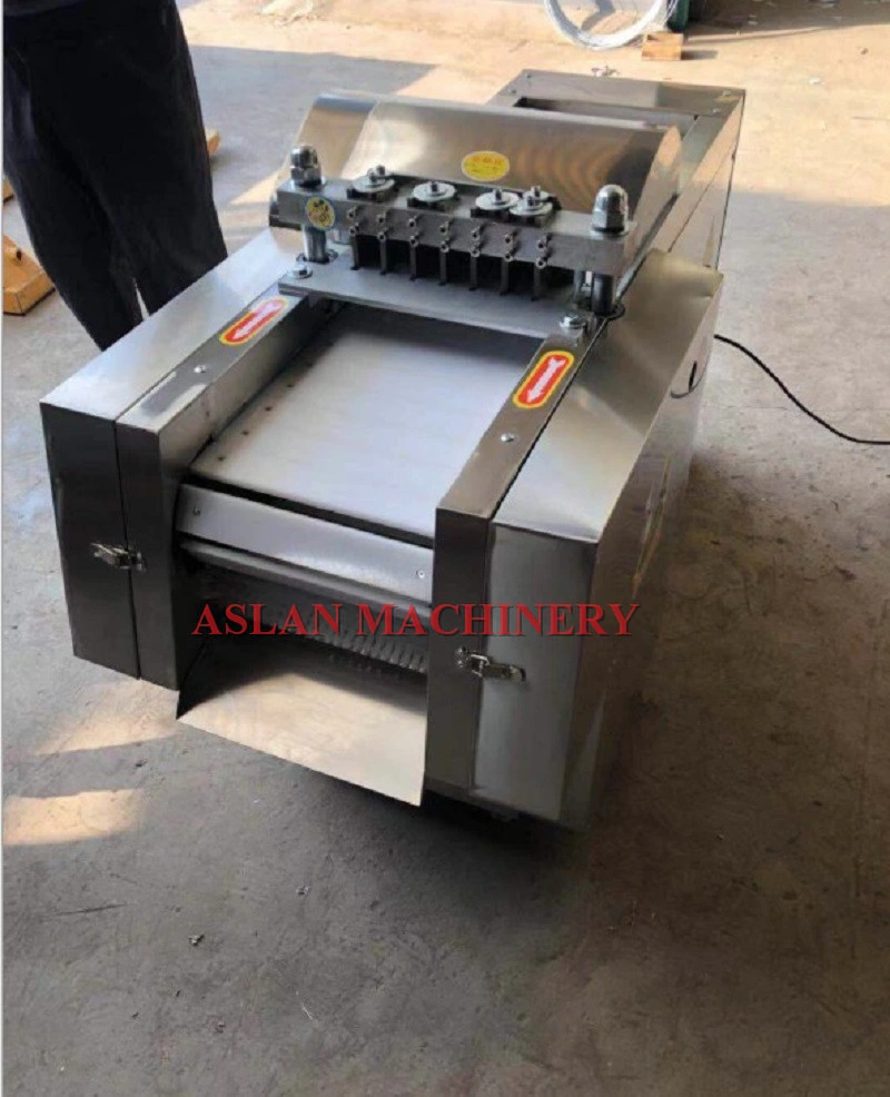 Chicken Claw Cutter Chopper/Pork Ribs Mutton Chops Cutting Machine/Lamb Leg Meat Cube Cutting Machine