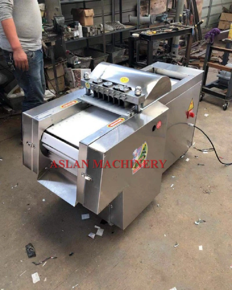 Chicken Claw Cutter Chopper/Pork Ribs Mutton Chops Cutting Machine/Lamb Leg Meat Cube Cutting Machine