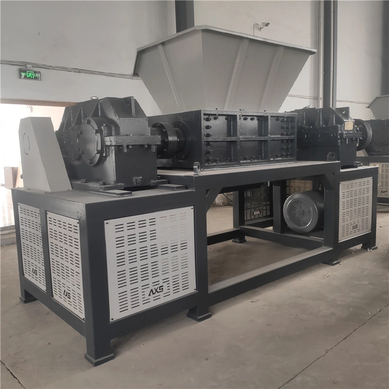 Double Shaft Shredder Plastic Shredder Machine Metal Cloth Hardware Plastic Waste Shredder Recycling Machine Plastic Crusher