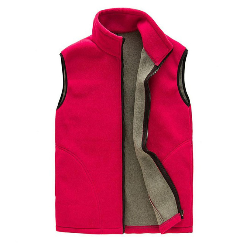 Spring Fleece Softshell Vest Outdoor Coat Unisex Sleeveless Jackets