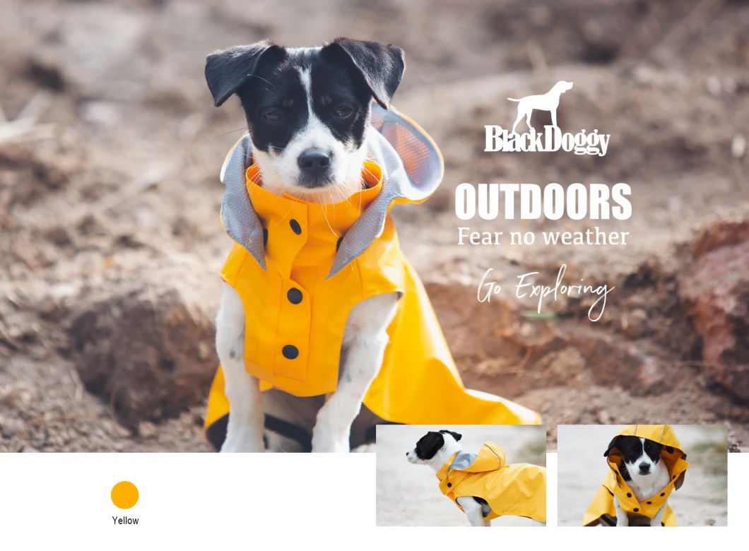 Wholesale Pet Apparel Rain Jacket Coat Clothes Dog Raincoat for Small Cute Dogs