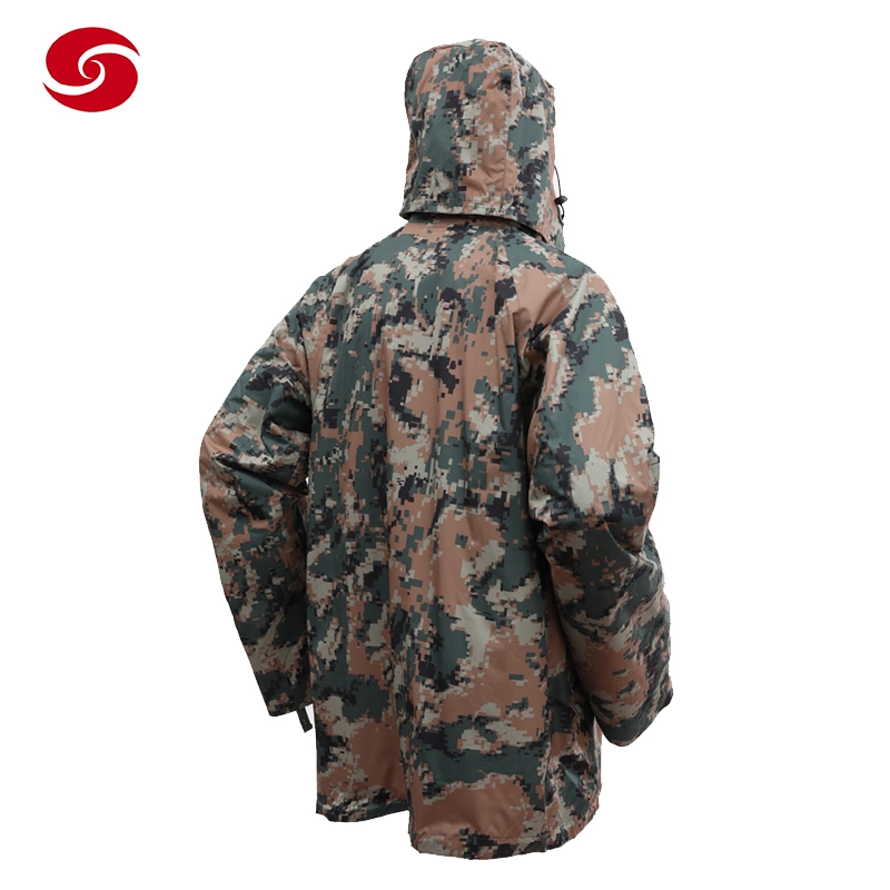 Waterproof Jordan Digital Camouflage Army Rain Coat Jacket