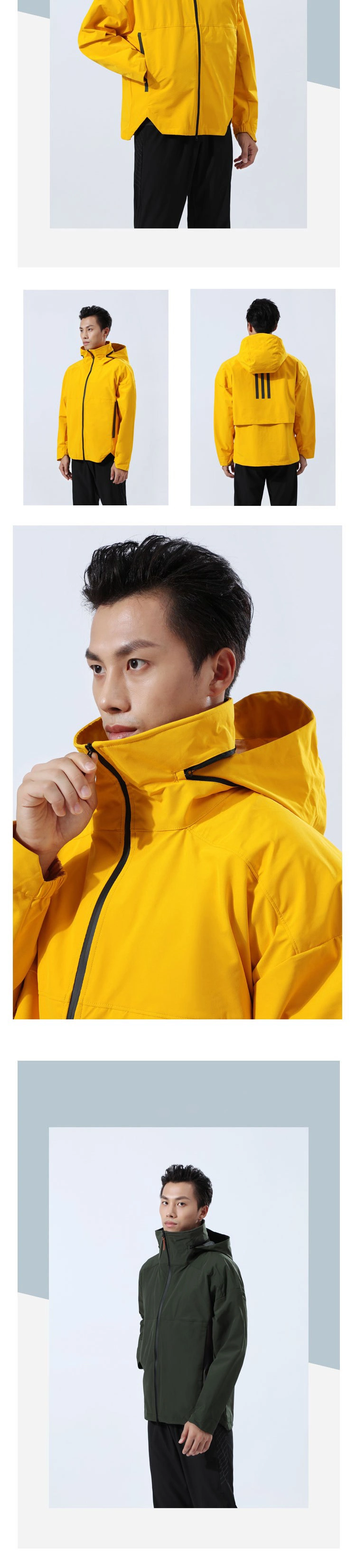 Custom Mens Lightweight Waterproof Breathable Best Running Windbreaker Waterproof Jacket