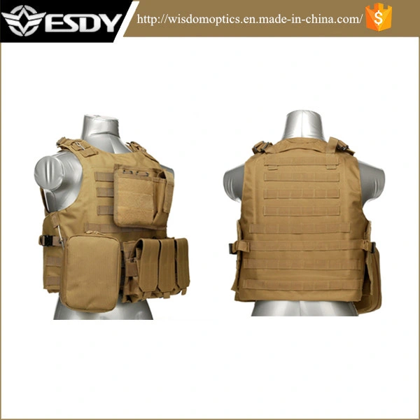 Airsoft Paintball Tactical Gear Army Combat Protective Vest Green