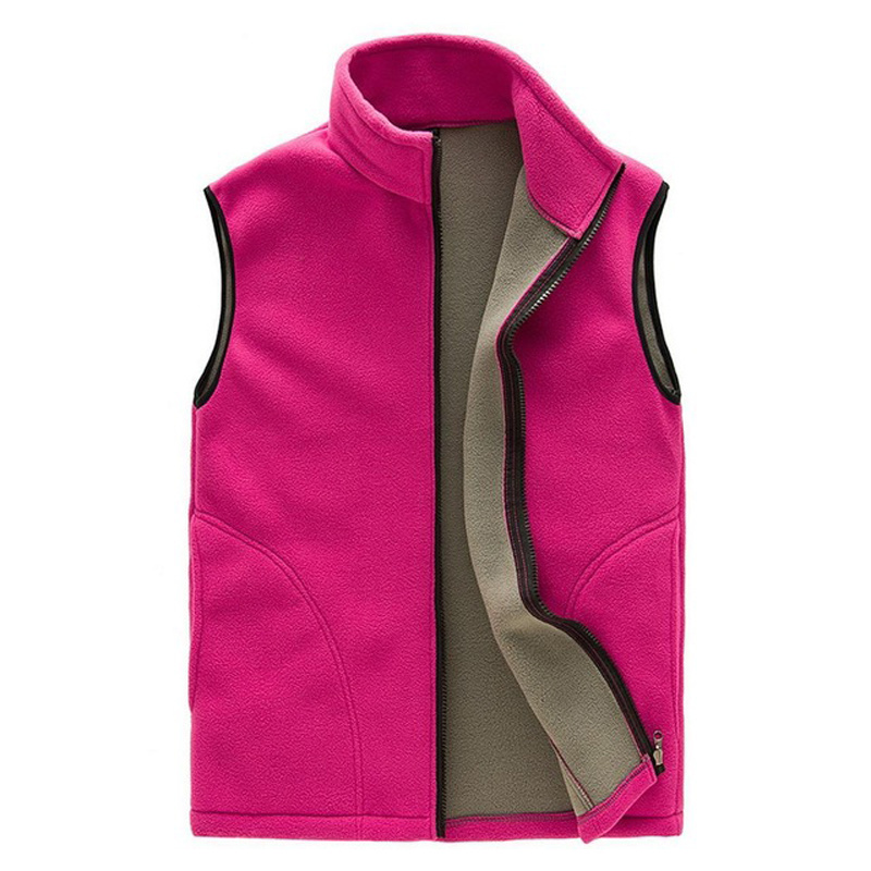 Spring Fleece Softshell Vest Outdoor Coat Unisex Sleeveless Jackets