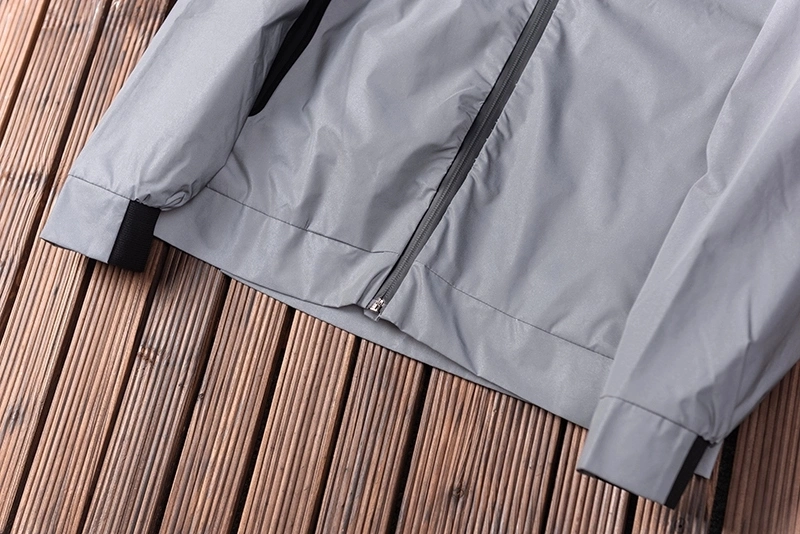 Reflective Jacket Windbreak Hooded Men Winter Jacket Reflective Jacket