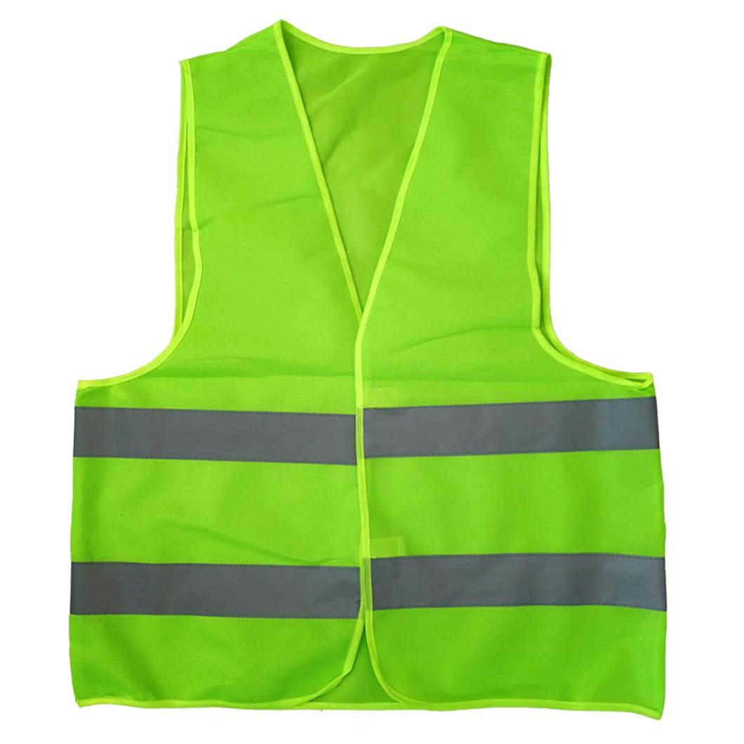 Hi Vis Safety Vest with Zipper Orange Yellow Reflective Vest