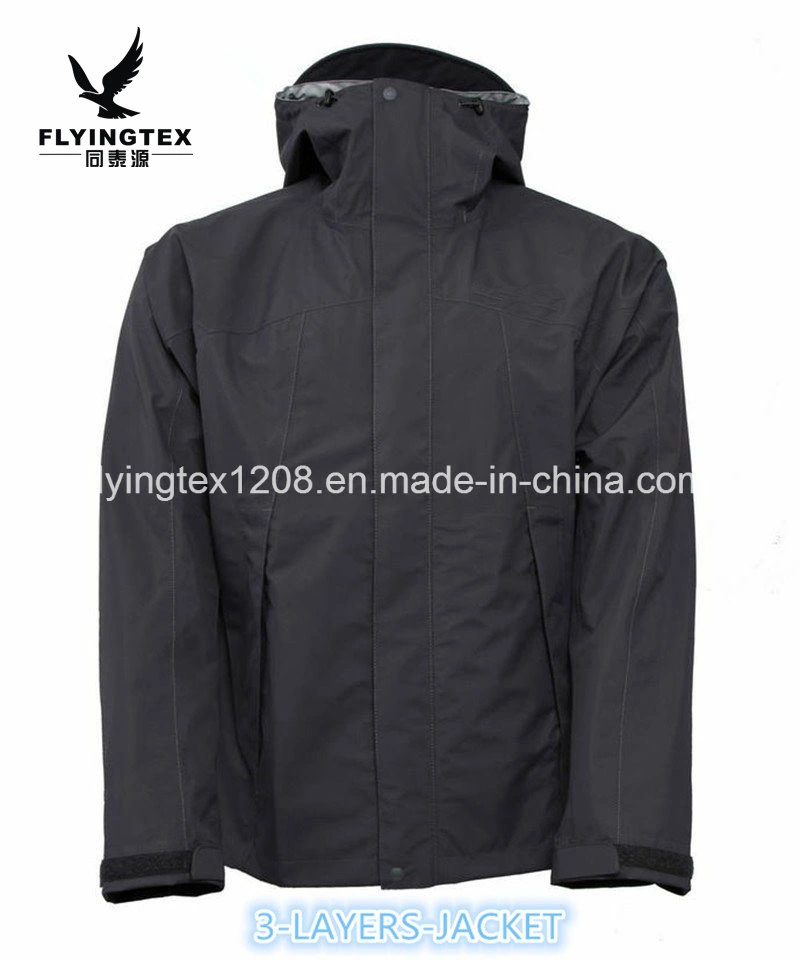 100% Polyester Jacket Mens Waterproof Breathable Winter Apparel