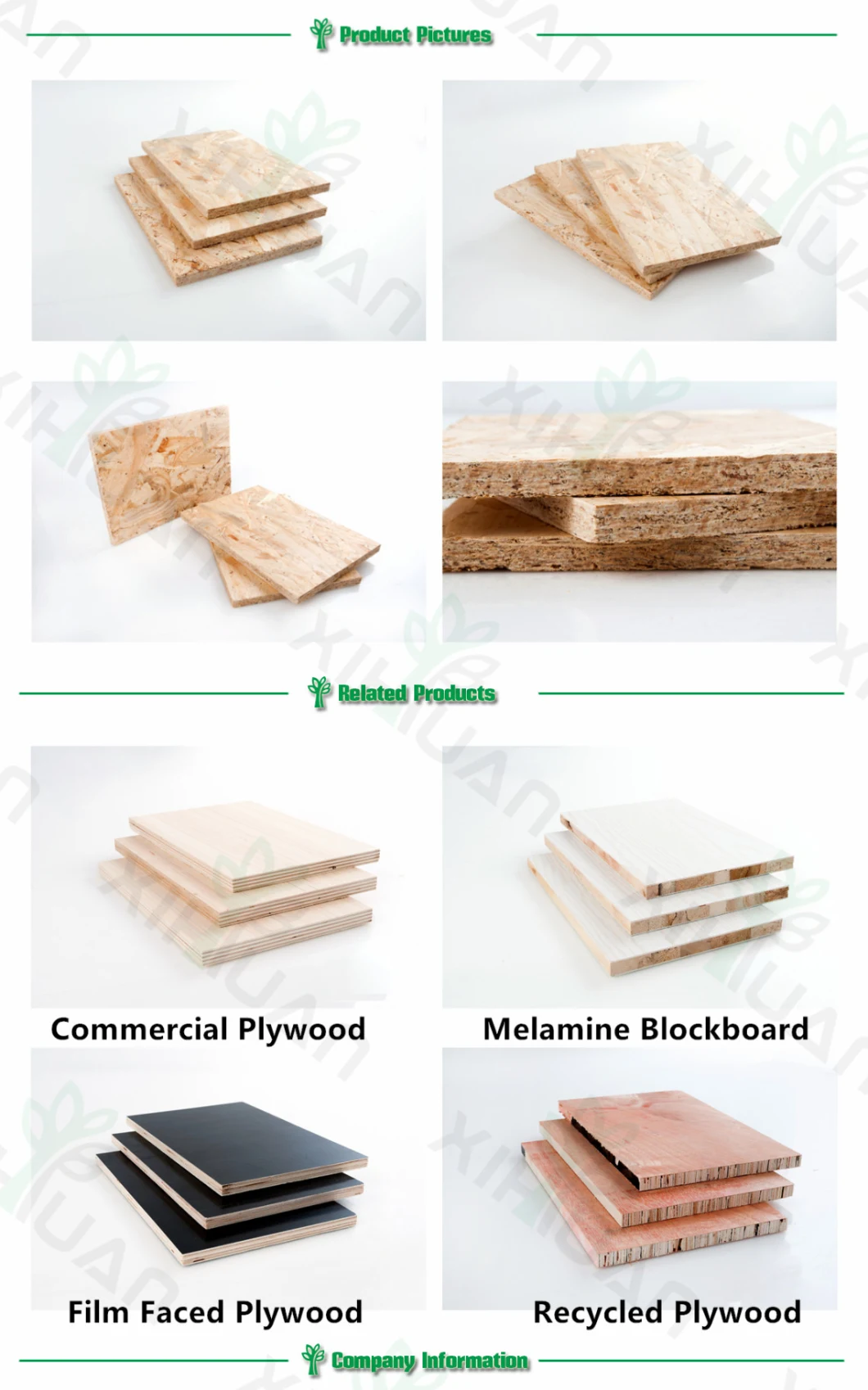 Fsc Certification Cheap Price Poplar Cheap OSB Products