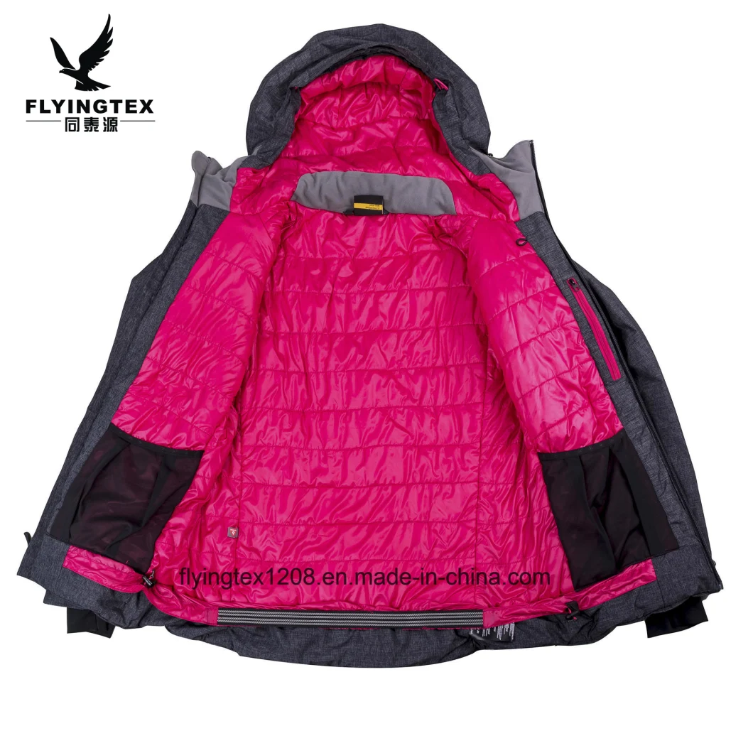 100% Polyester Cation Women's Waterproof Winter Jacket