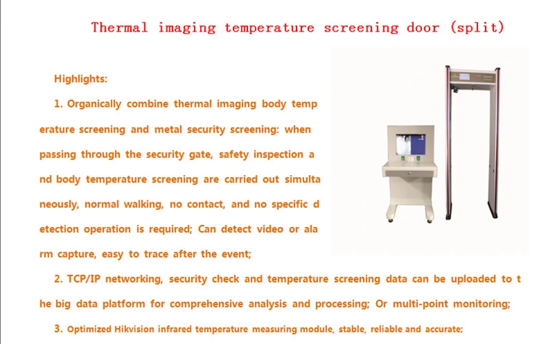 Factory Direct Split Metal Detection Safety Doors, Temperature Detection Safety Doors, Through Metal Detection Safety Doors