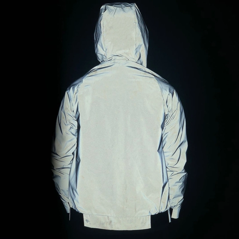 Reflective Jacket Windbreak Hooded Men Winter Jacket Reflective Jacket