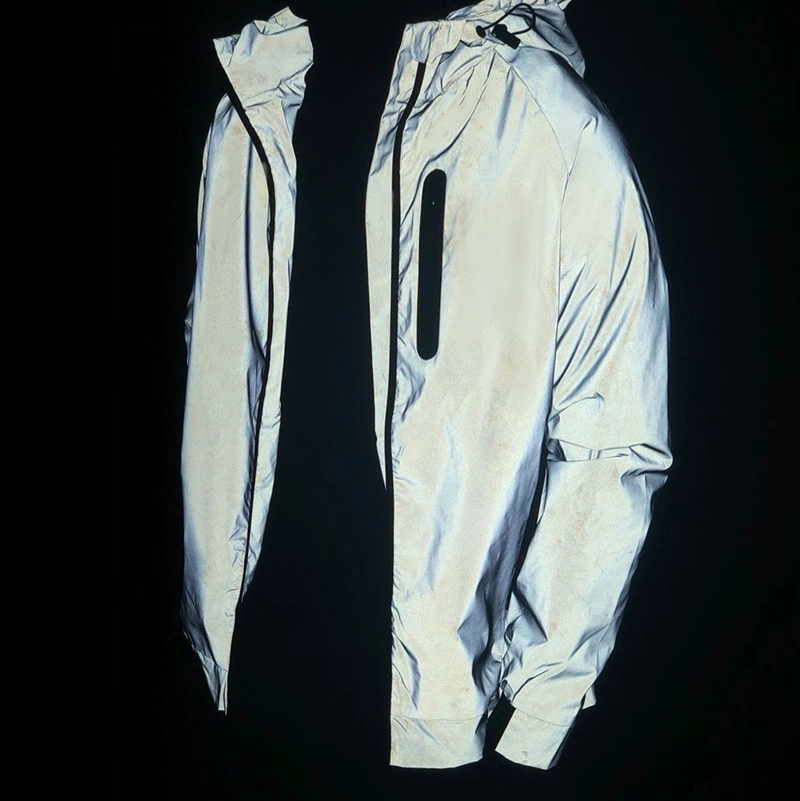 Reflective Jacket Windbreak Hooded Men Winter Jacket Reflective Jacket