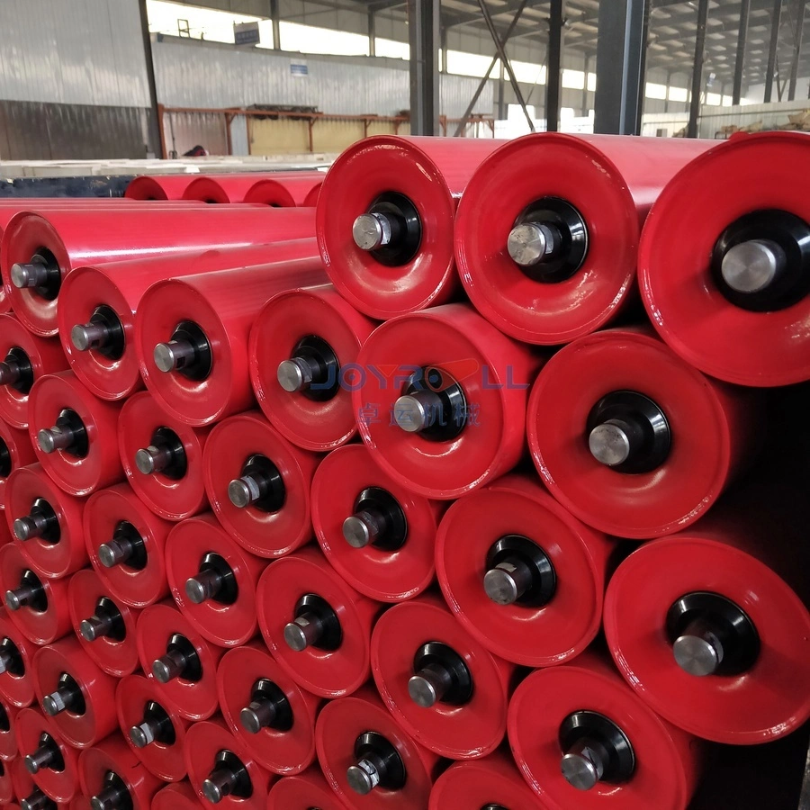 Steel Conveyor Roller Idler Conveyor Parts Carbon Steel Conveyor Rollers for Conveyor Machine