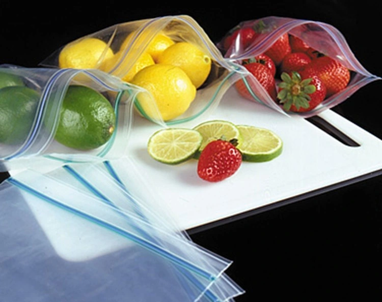 Wholesale Custom Printed Design Clear Ziplock Plastic Bags for Packaging Fruit