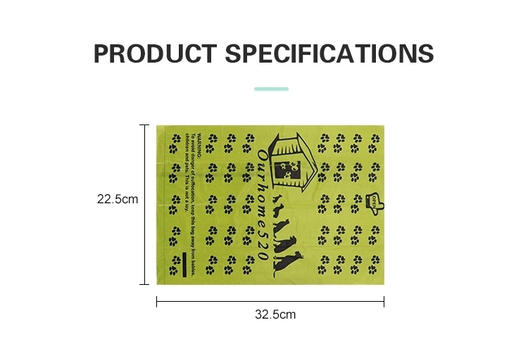 Biodegradable Pet Dog Poop Dog Waste Bag Dog Shit Bag