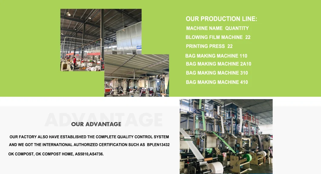 En13432 Plastic Bag Carry Shopping Bag Biodegradable Corn Starch Garbage Bag 1 Buyer