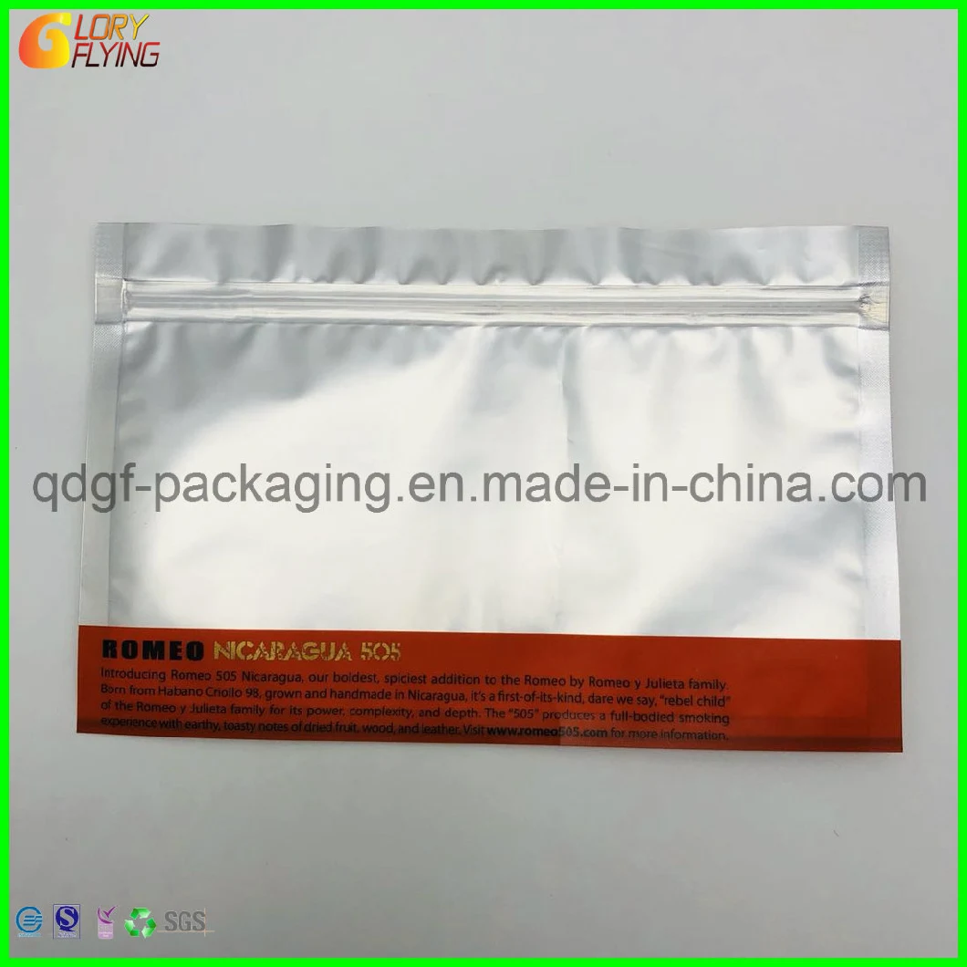 Plastic Tobacco Zip Lock Bag Food Packaging Paper Bag
