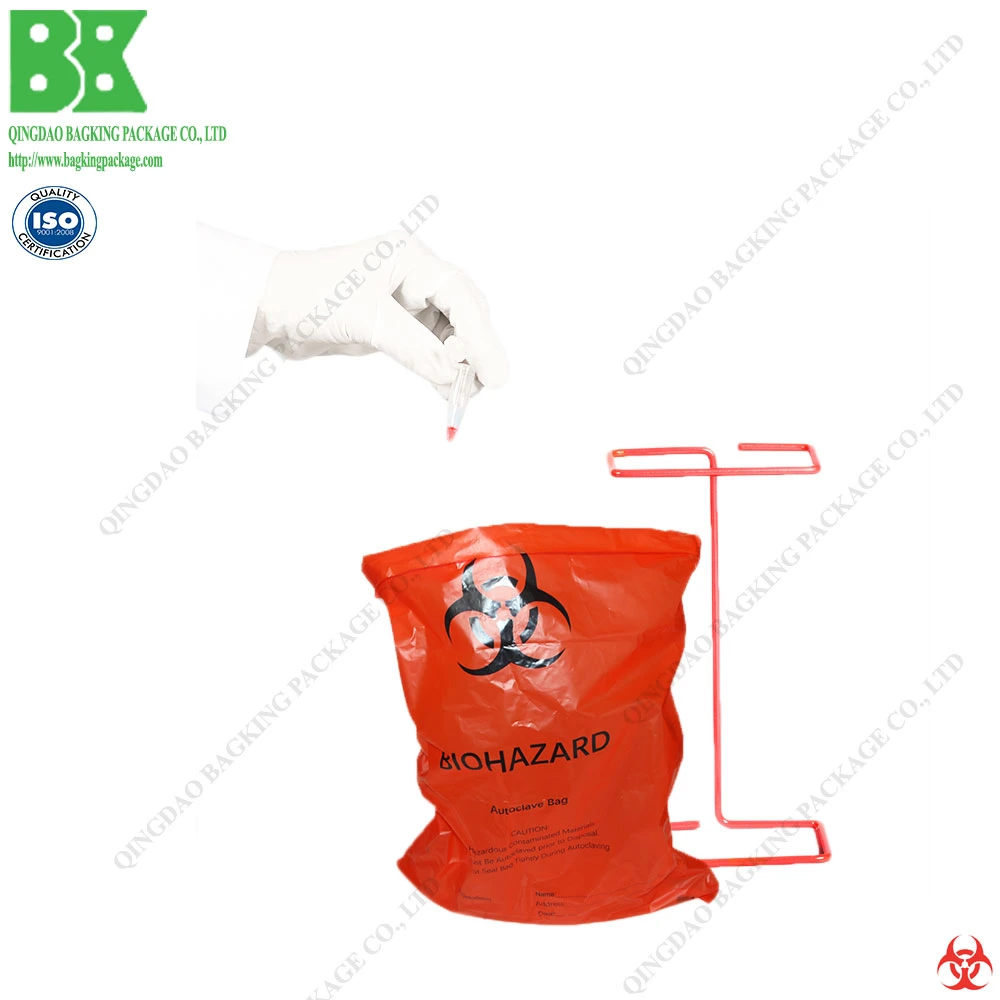 LDPE Biohazard Medical Waste Bag