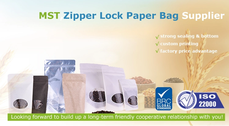 Wholesale Biodegradable Plastic Bag Clear Paper Bags Ziplock