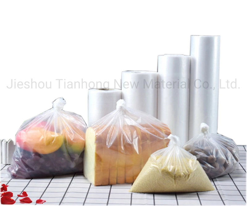Biodegradable Plastic Packaging Bags Eco Flat Bags on Roll Compostable Food Fruit Vegetable Packing Bags