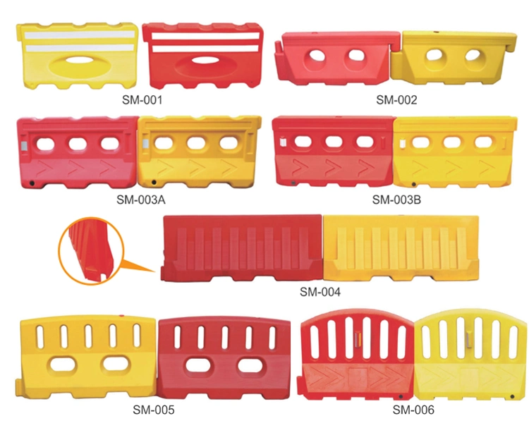 Safety Barriers Road Barricades Road Block Water Filled Road Barrier