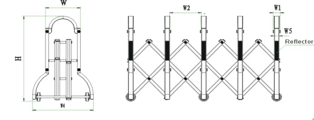 Temporary Barrier, Supermarket Barrier, Bank Barrier, Hospital Barrier