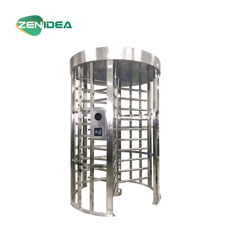 Ce High Security Automatic Fingerprint Face Recognition Access Control Full Height Turnstile Barrier for Railway Station