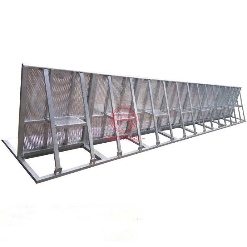 Portable Metal Road Folding Safety Pedestrian Barriers for School/Events/Concerts