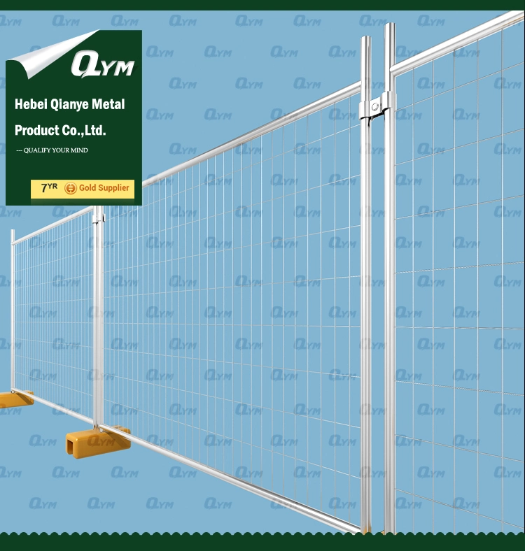 Used Temporary Fence Panels Construction Crowd Control Barrier for Sale