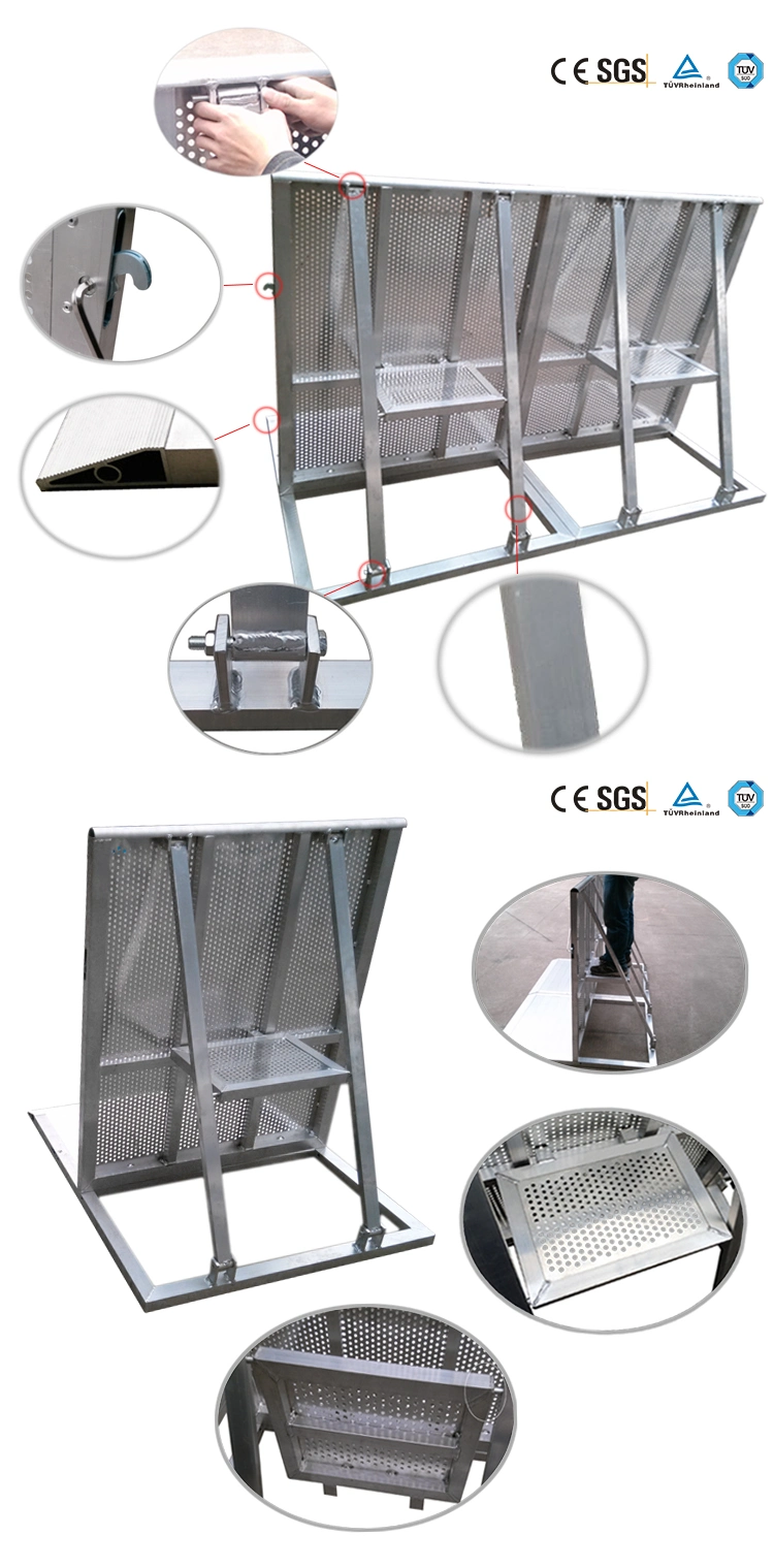 Aluminum Metal Barrier Crowd Control Barrier Concert Barriers